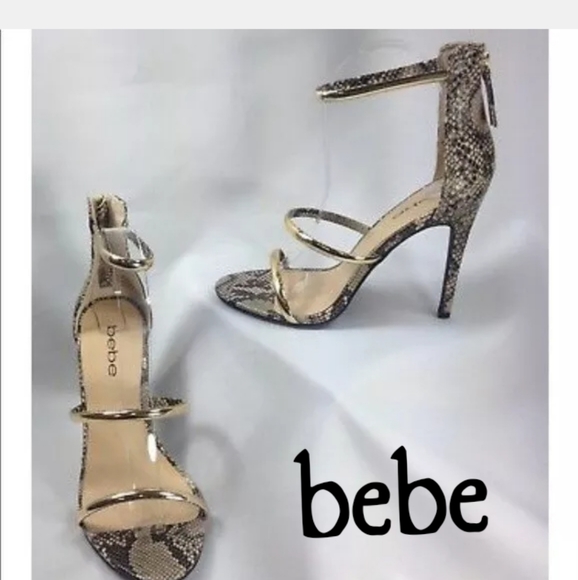 New Bebe Berdine Strappy Sandals, SIZE 9.5 - Picture 1 of 4